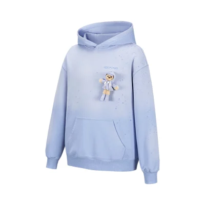 13DE MARZO Rainy Day Hoodie Blue