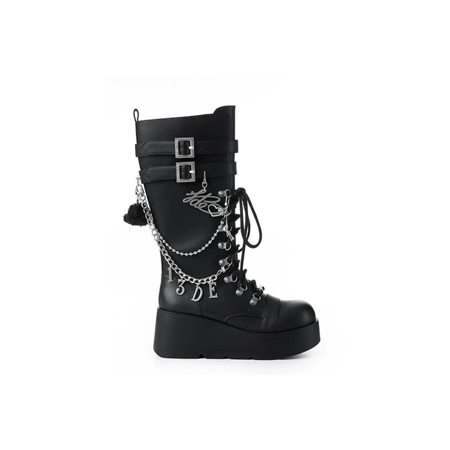 13DE MARZO Bear Lock Chain Boots product image 6