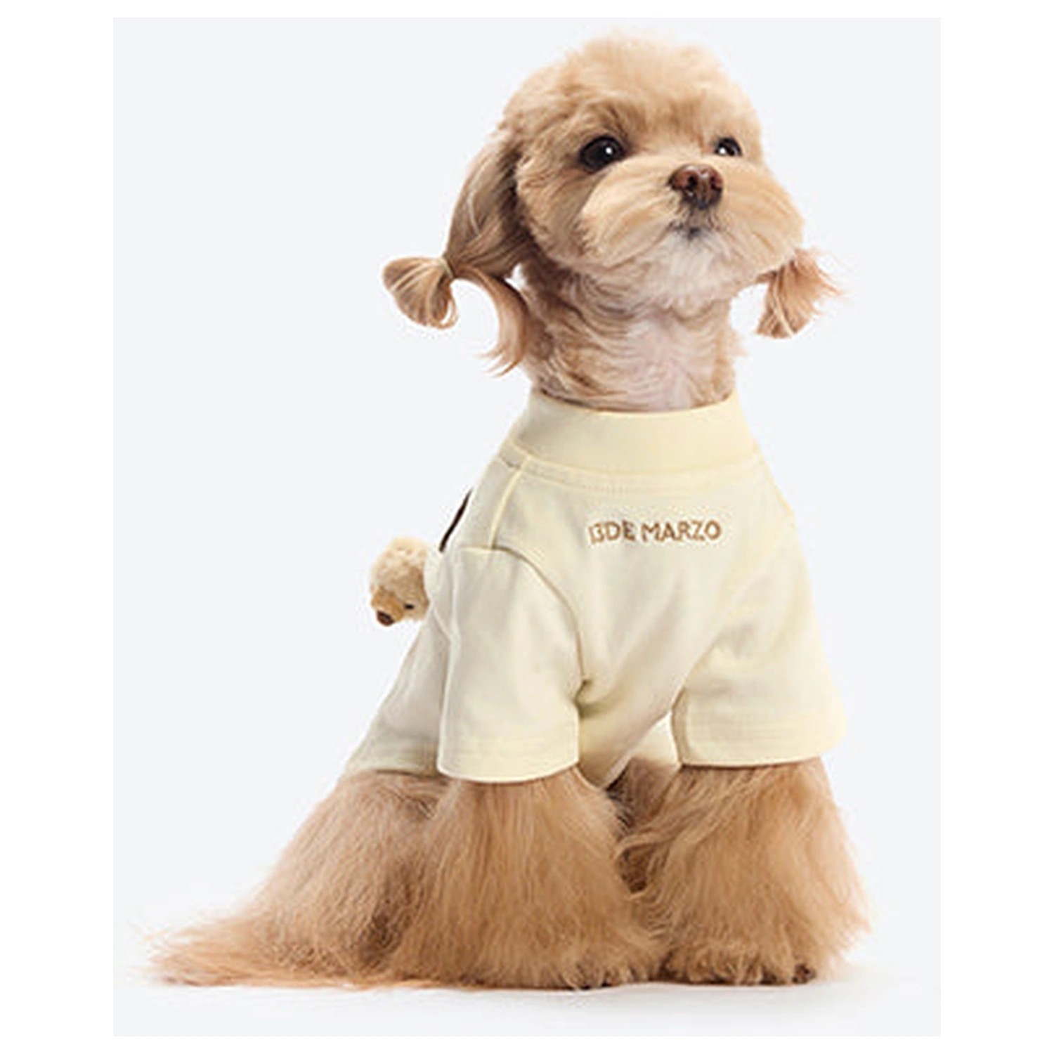 13DE MARZO Allover Bear Pet Tee Beige product image 5