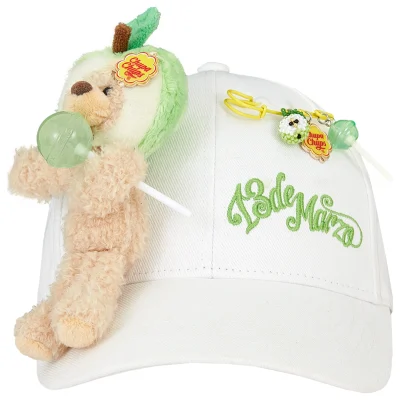 13DE MARZO Lollipop Bear Baseball Cap White