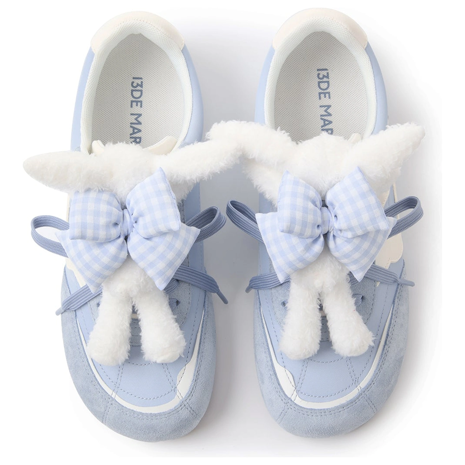 13DE MARZO Bear Plush Sneakers Blue product image 9