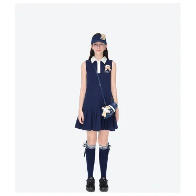 13DE MARZO Golf Mini Bag Navy Blue