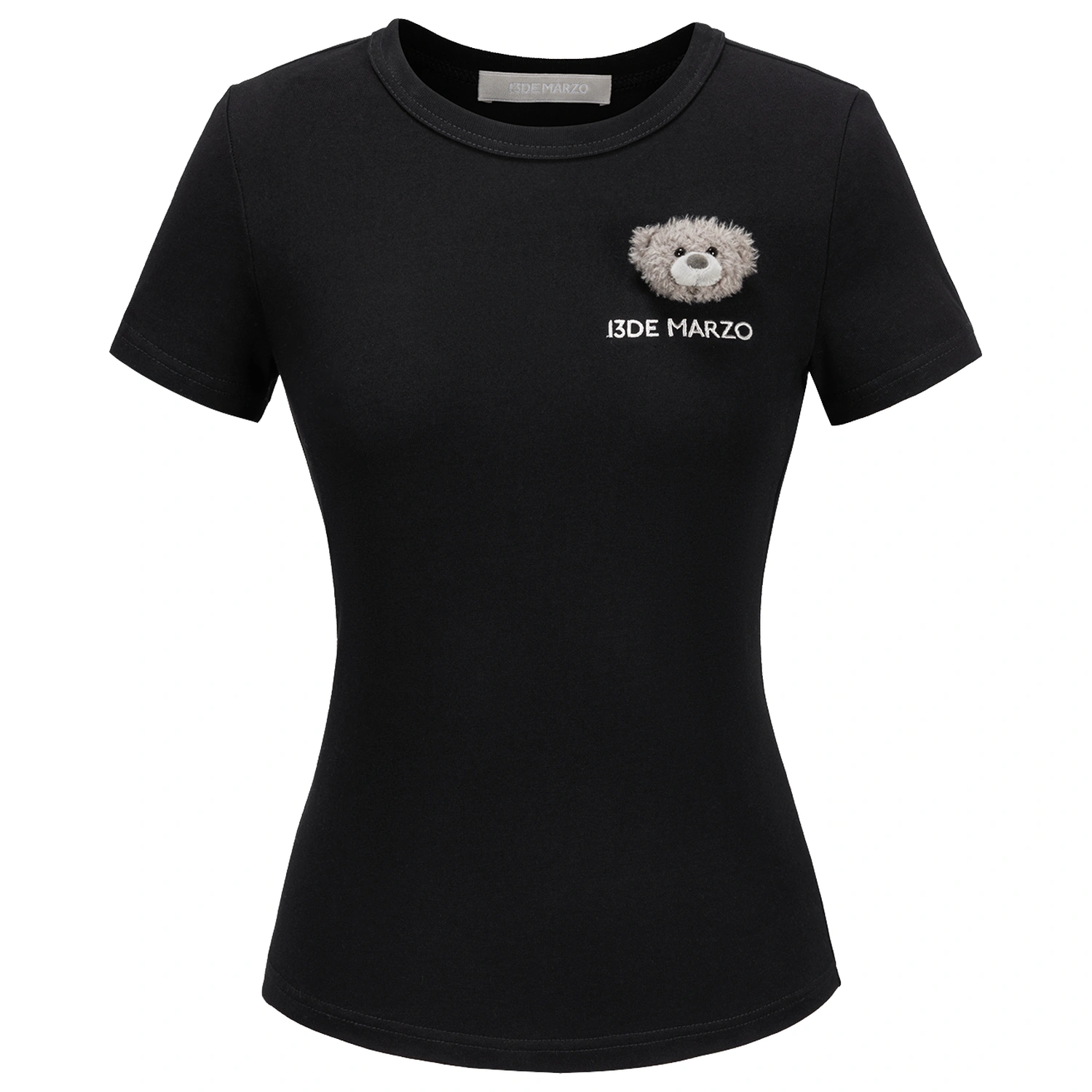 13DE MARZO Bear Base T-shirt Black