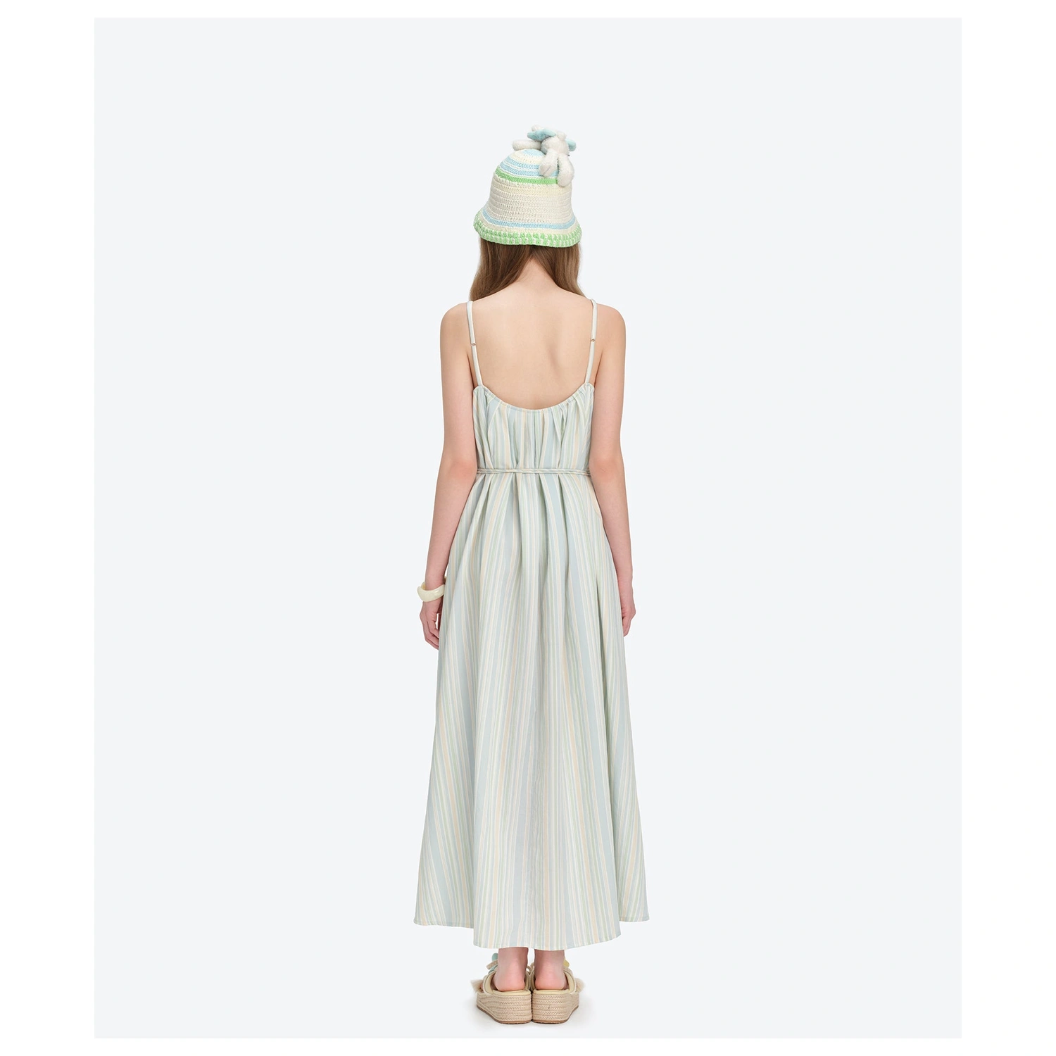 13DE MARZO Floral Bear Slip Dress detail view