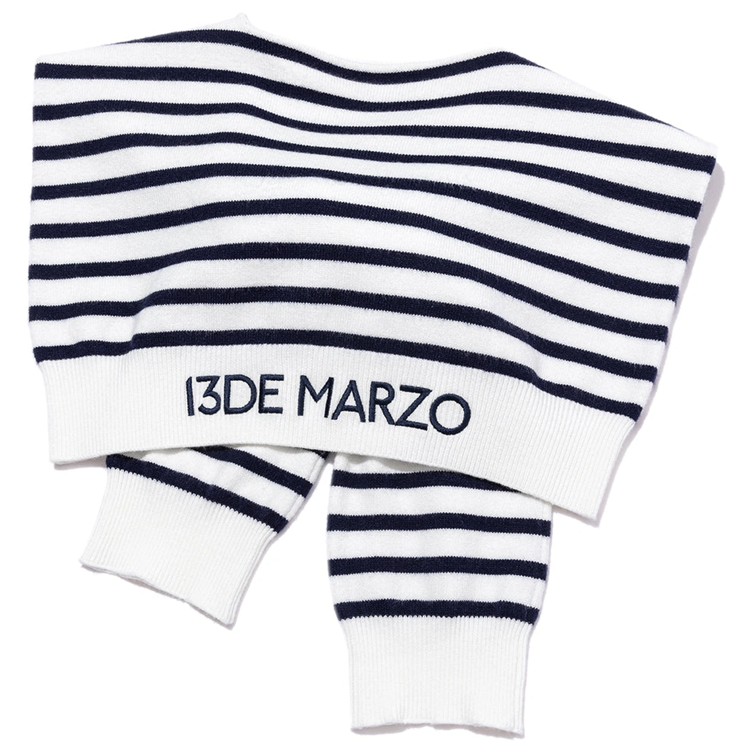 13DE MARZO Golf Shirt Two-Piece Set Navy Blue product image 11
