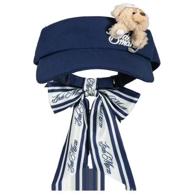 13DE MARZO Golf Bear Visor Navy Blue
