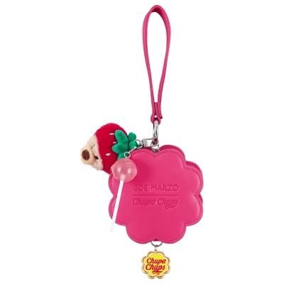 13DE MARZO Neckband Earphone Case Rose Red