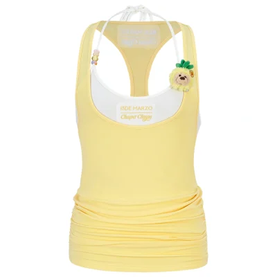13DE MARZO Lollipop Cami Top Set Yellow