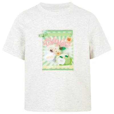 13DE MARZO BabyBear Candy Wrapper Print T-shirt Grey