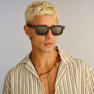 Le Specs ICEBERG + Khaki Mono Polarized front view