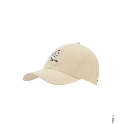 AVVENN X Moomin Moomin Embroidered Soft Crown Cap Khaki