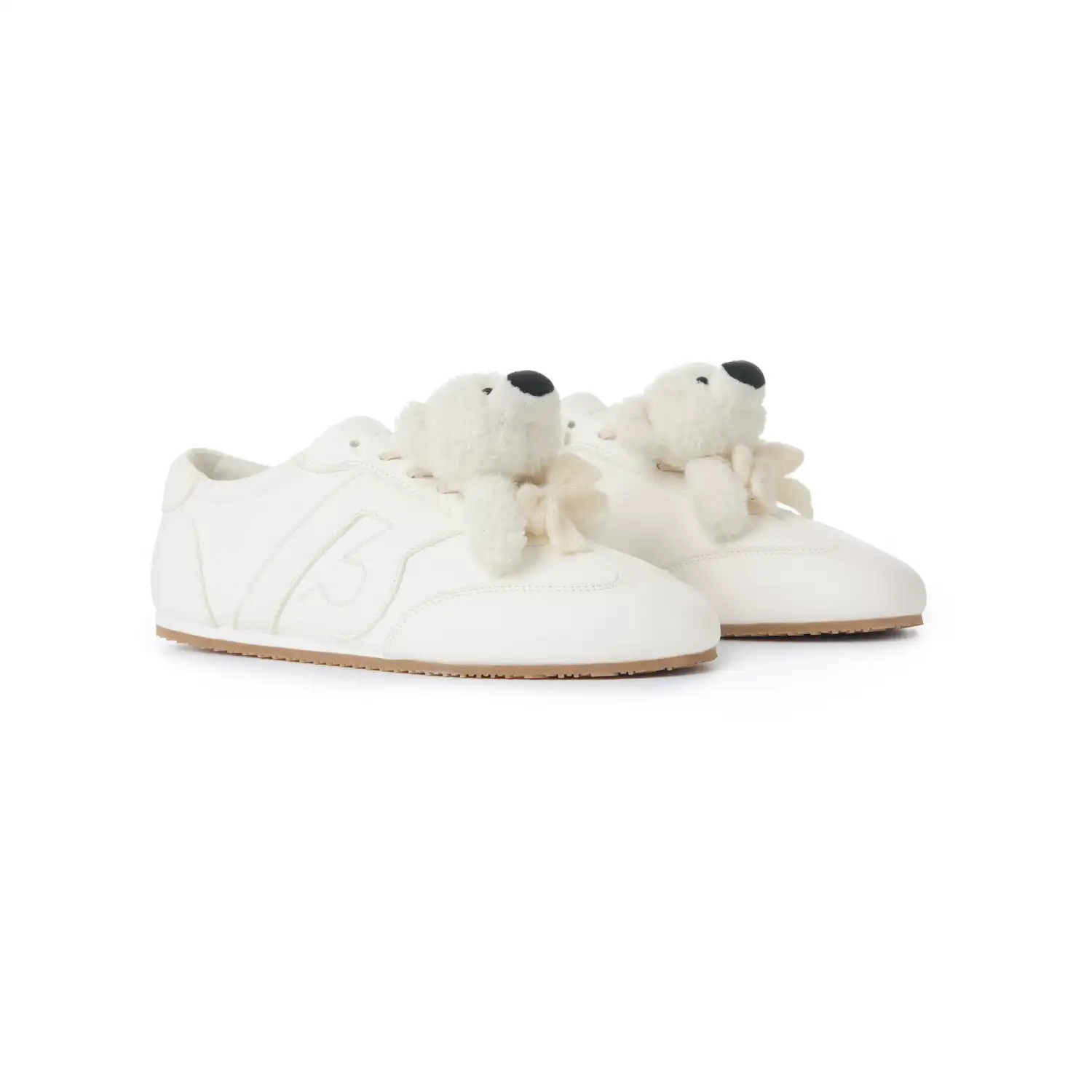 13DE MARZO Bear Training Thin Shoes White