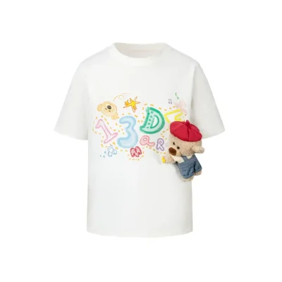 13DE MARZO BabyBear Little Painter T-Shirt White