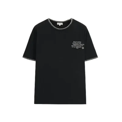 AVVENN X Moomin Vintage Graphic T-Shirt Black