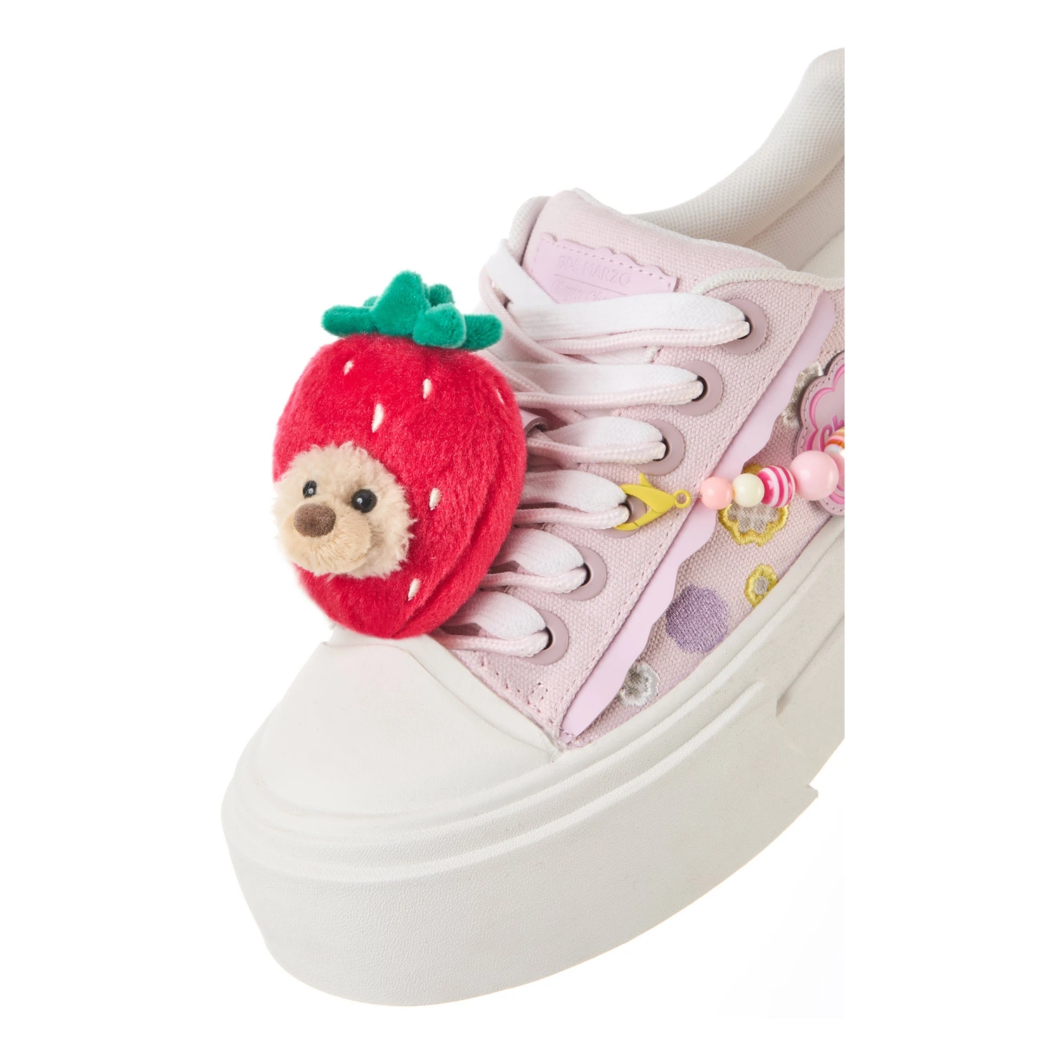 13DE MARZO Candy Bear Canvas Shoes Pink - Image 12