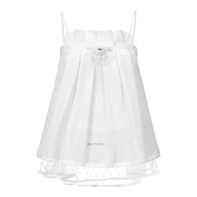 13DE MARZO Nighty Night Bear Bud Camisole White