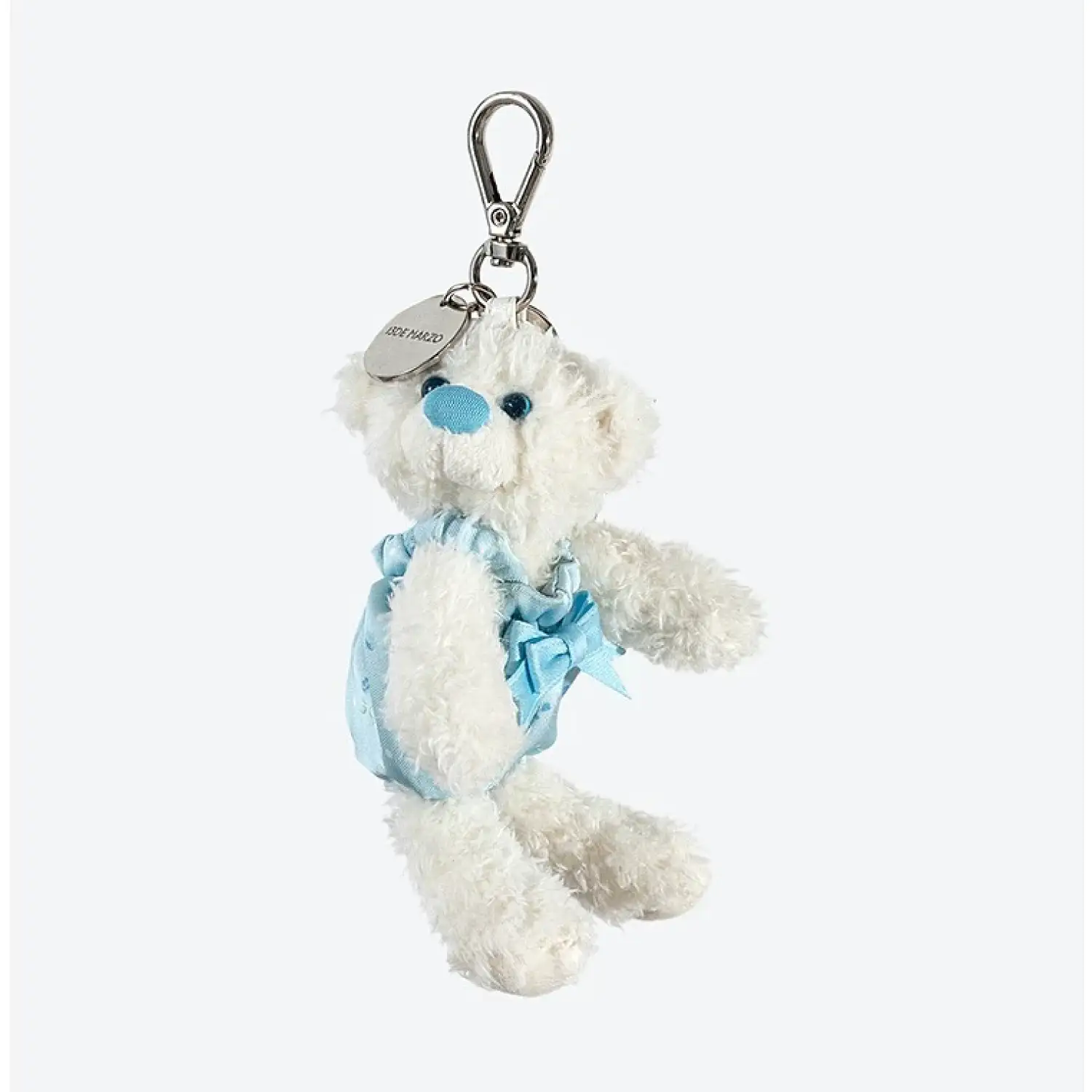 13DE MARZO Floral Bear Keychain White - Image 3