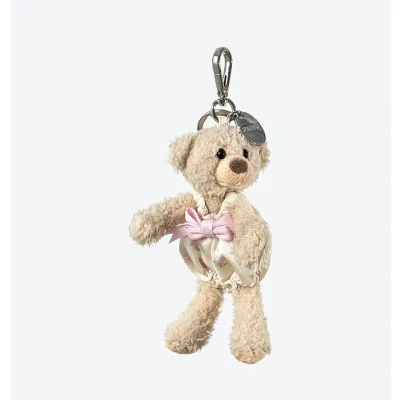 13DE MARZO Floral Bear Keychain Khaki