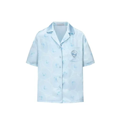13DE MARZO All-over Bear Print Loungewear Set Blue