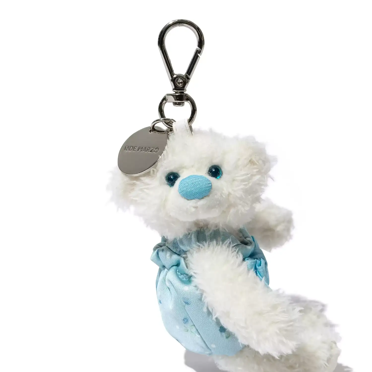 13DE MARZO Floral Bear Keychain White - Image 2