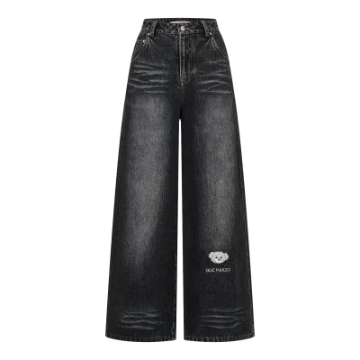 13DE MARZO Bear Base Jeans Black