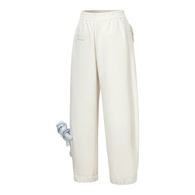 13DE MARZO Nighty Night Bear Sweatpants White