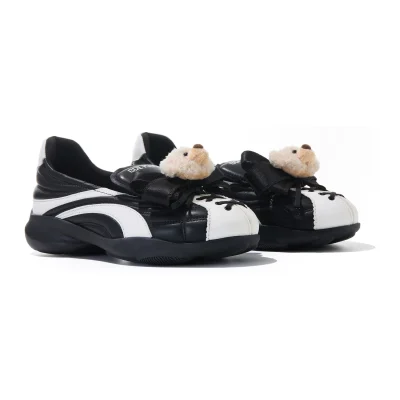 13DE MARZO Ballet Bear Sneakers Black