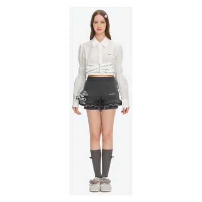 13DE MARZO Two-piece Style Hoodie Skort