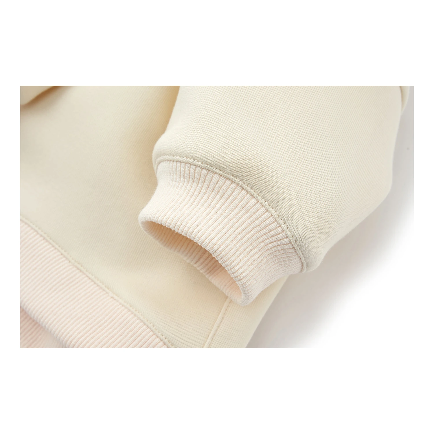 13DE MARZO Pet Plush Hoodie Almond - Image 5
