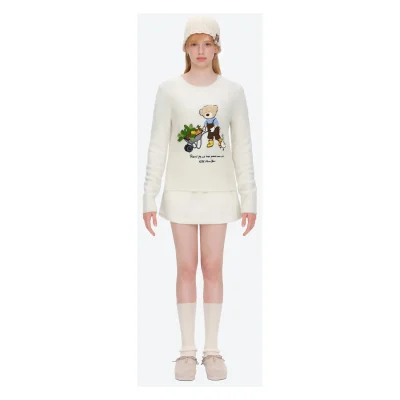 13DE MARZO Marzo Valley Appliqué Pullover