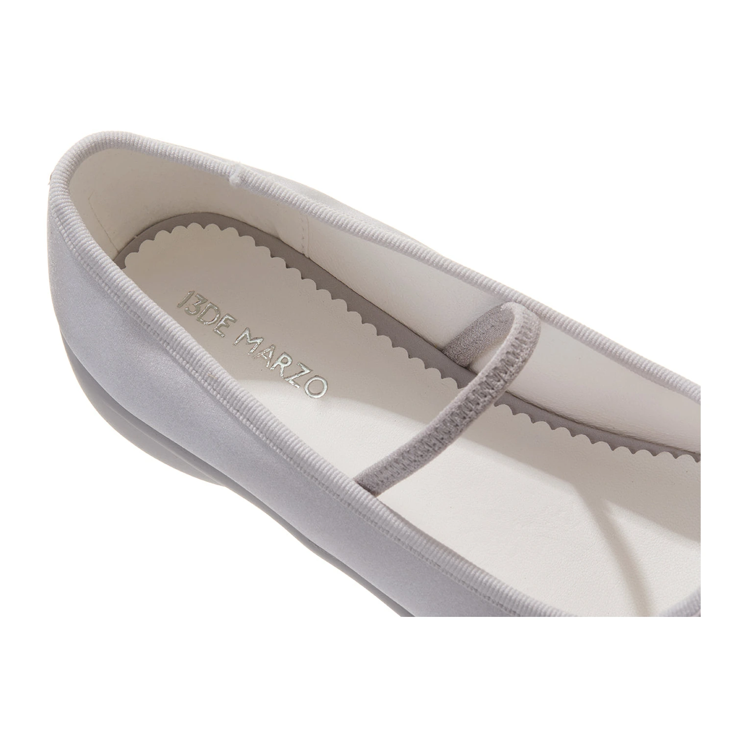 13DE MARZO Stain Ballet Mary Janes Silver - Image 11