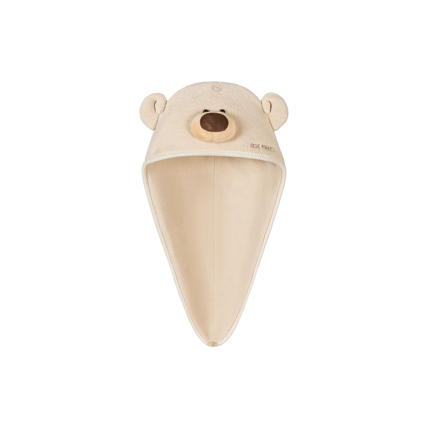 13DE MARZO Bear Hair Turban Khaki