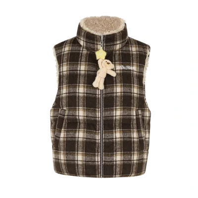 13DE MARZO Luminous Bear Reversible Down Vest