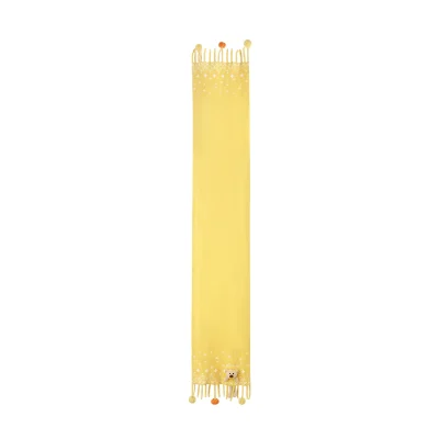 13DE MARZO Marzo Valley Pumpkin Scarf Yellow