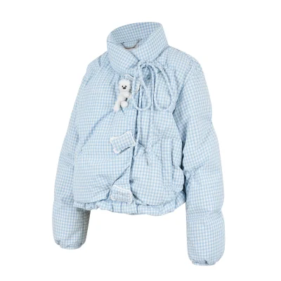 13DE MARZO Nighty Night Bear Puffy Down Jacket