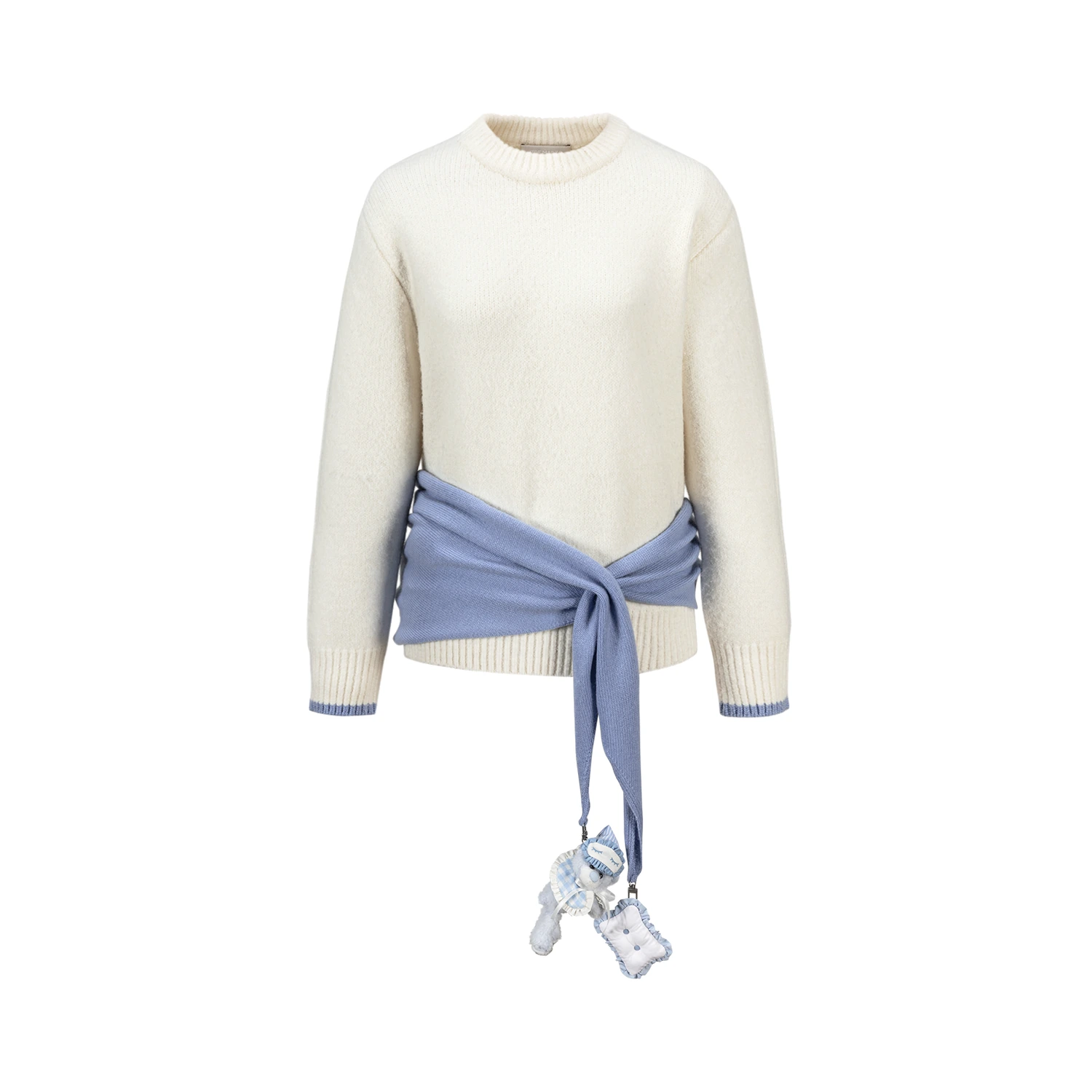 13DE MARZO Marzo Valley Cape Sweater White - Image 2