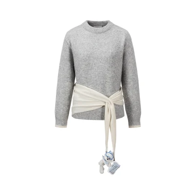 13DE MARZO Marzo Valley Cape Sweater Grey