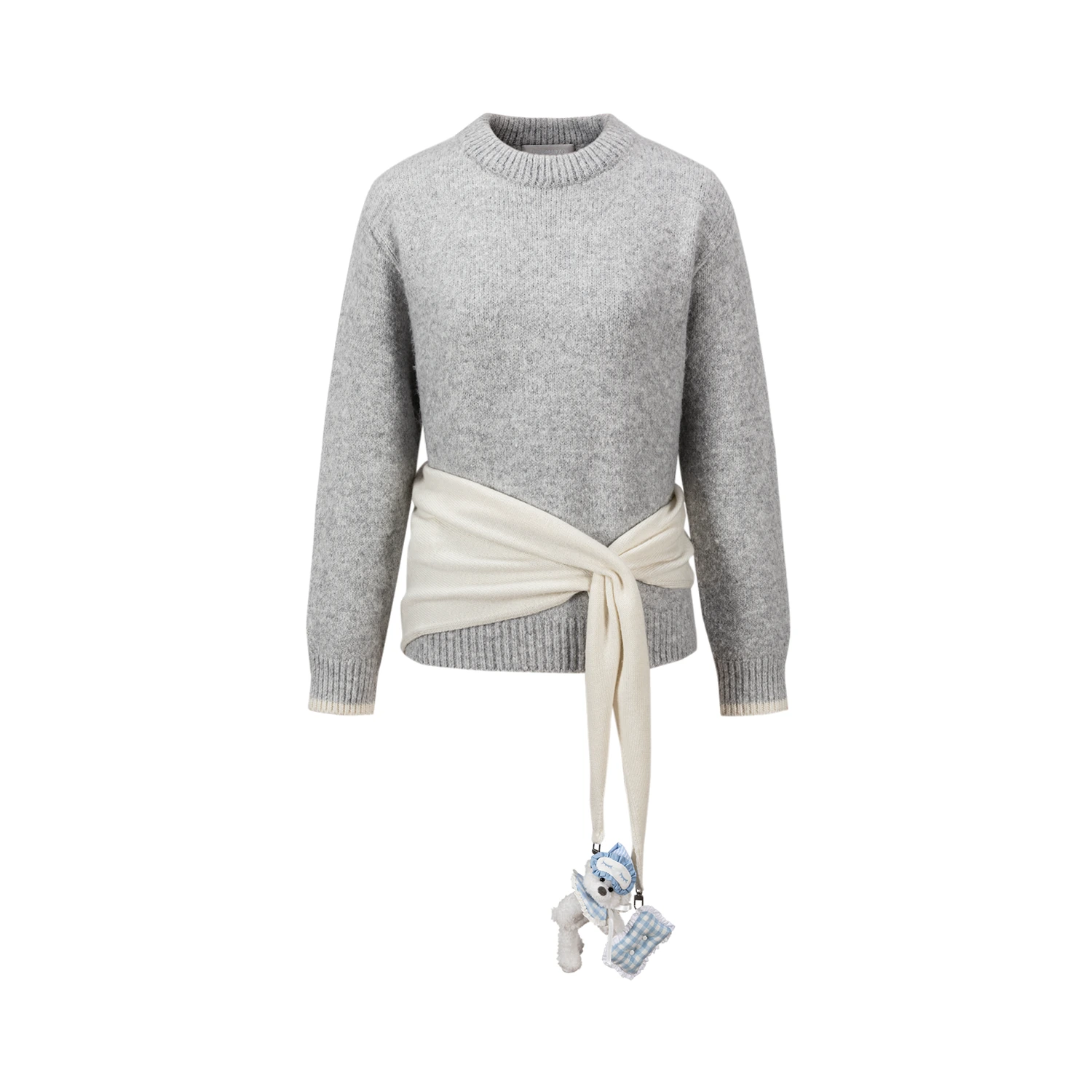13DE MARZO Marzo Valley Cape Sweater Grey - Image 2