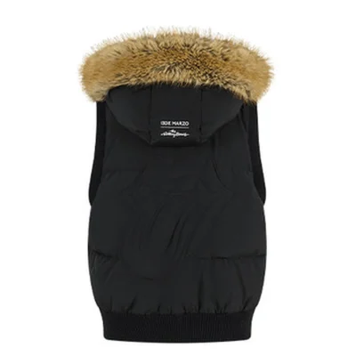 13DE MARZO Rolling Stones Down Vest Black