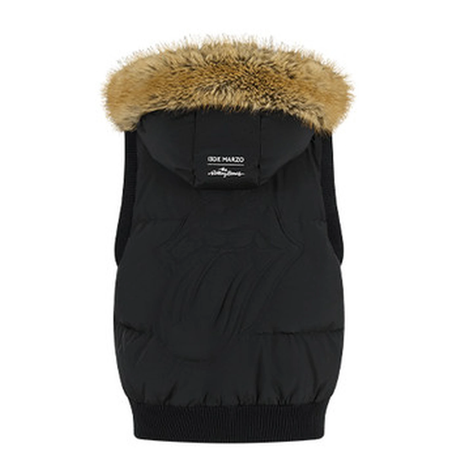 13DE MARZO Rolling Stones Down Vest Black - Image 2