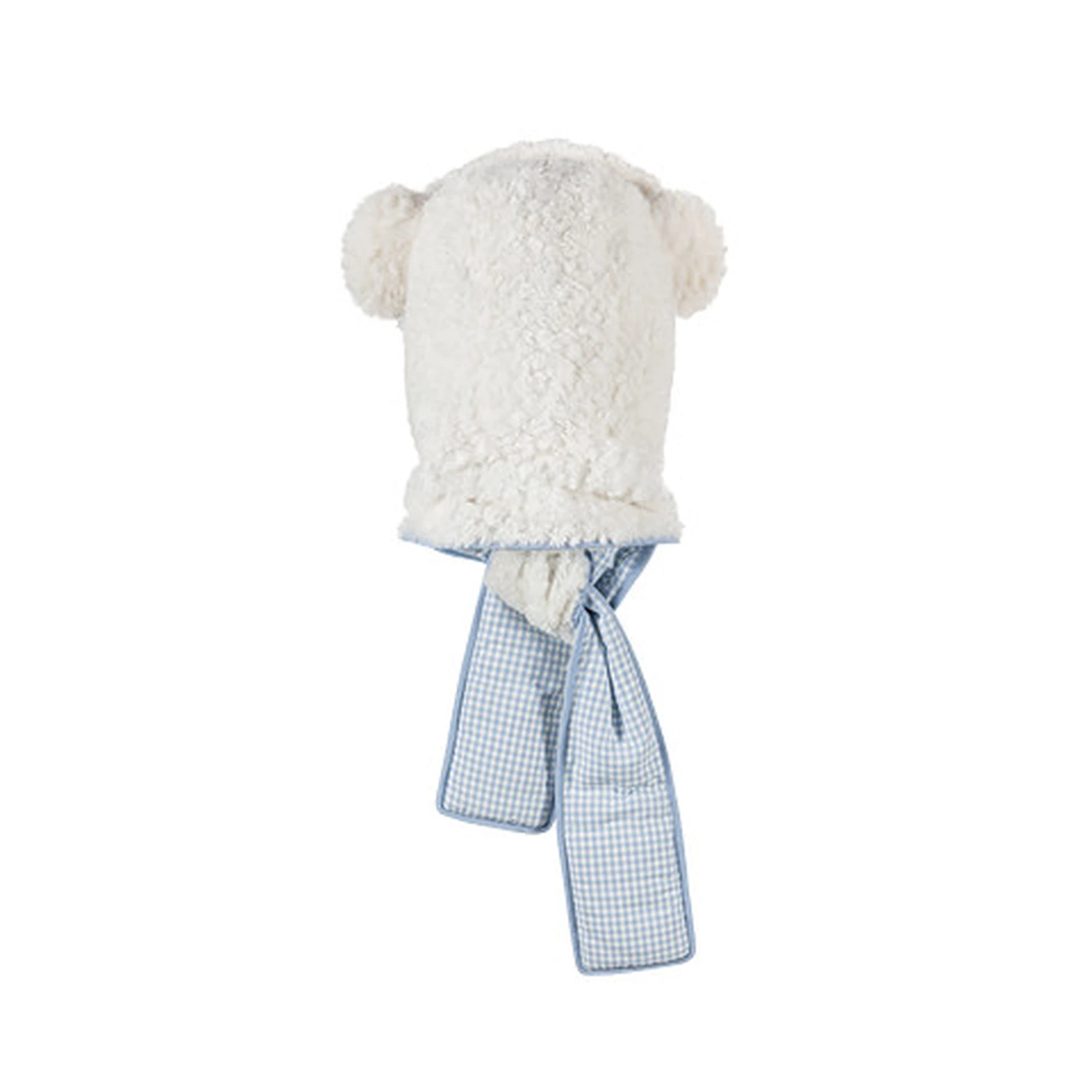 13DE MARZO Nighty Night Bear Hooded Scarf White - Image 3