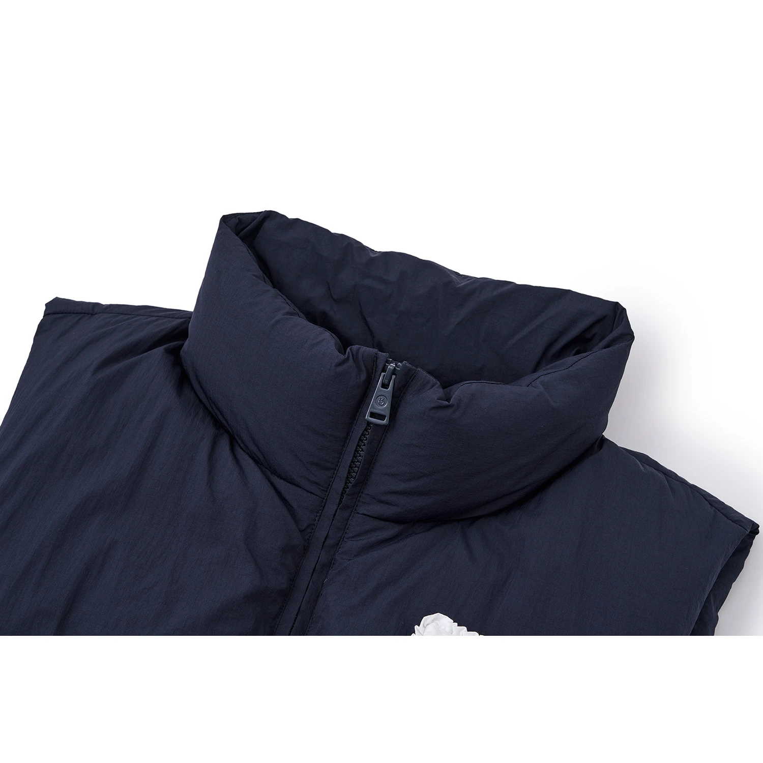 13DE MARZO Nighty Night Bear Down Vest Navy Blue - Image 4
