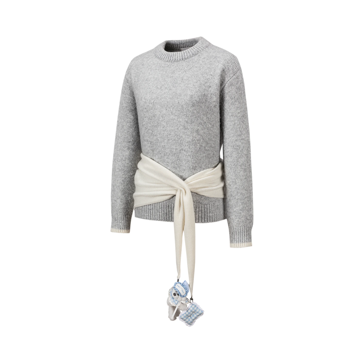 13DE MARZO Marzo Valley Cape Sweater Grey - Image 4