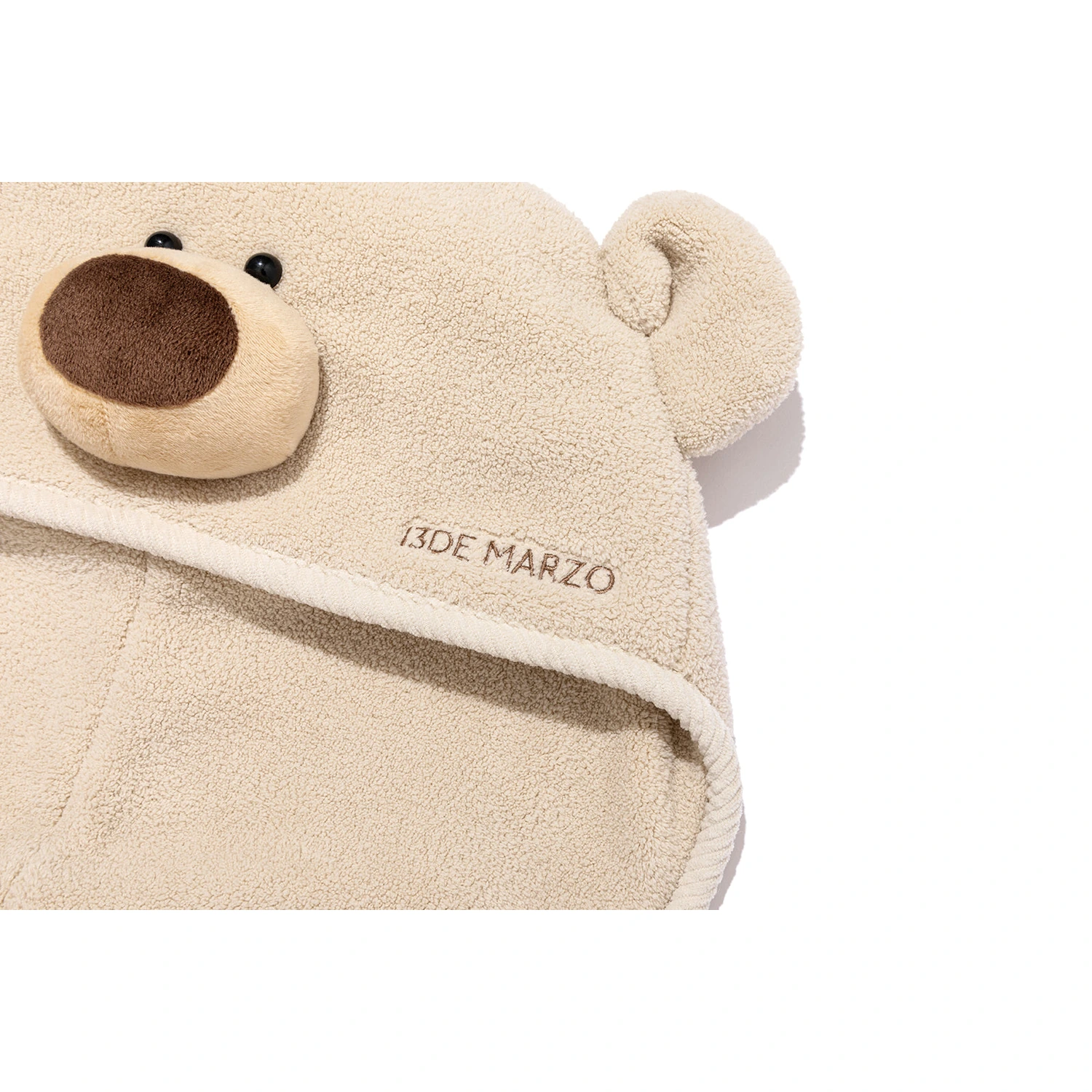 13DE MARZO Bear Hair Turban Khaki - Image 5