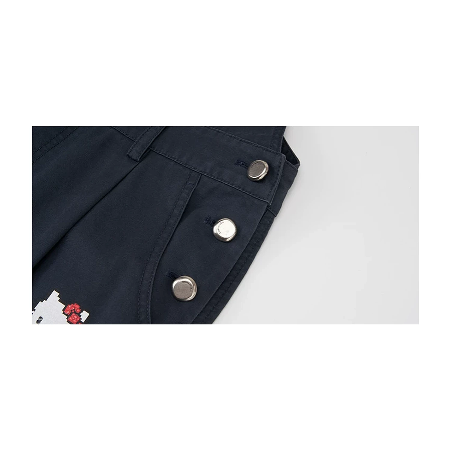 REVAN Hello Kitty Pixel-Motif Cargo Overalls - Image 6