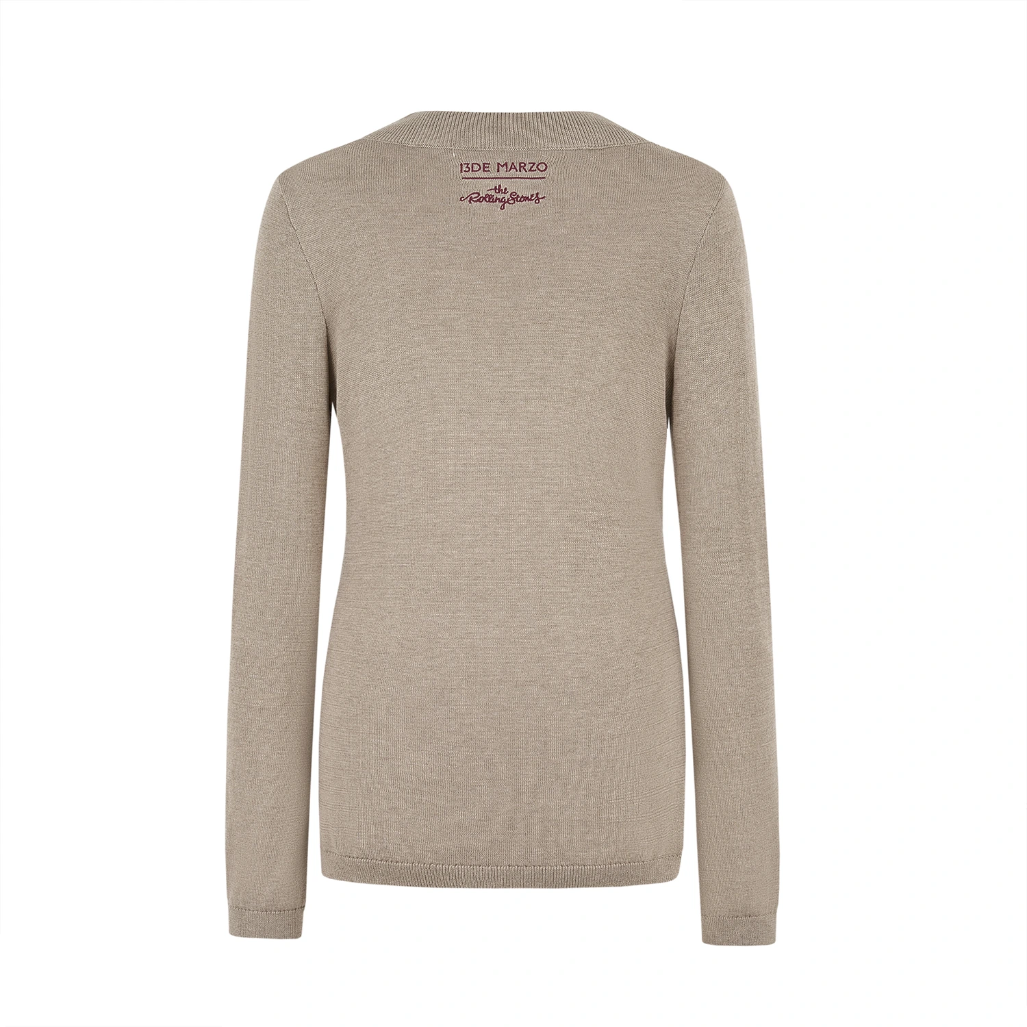 13DE MARZO Rolling Stones Layering Sweater Sand - Image 6