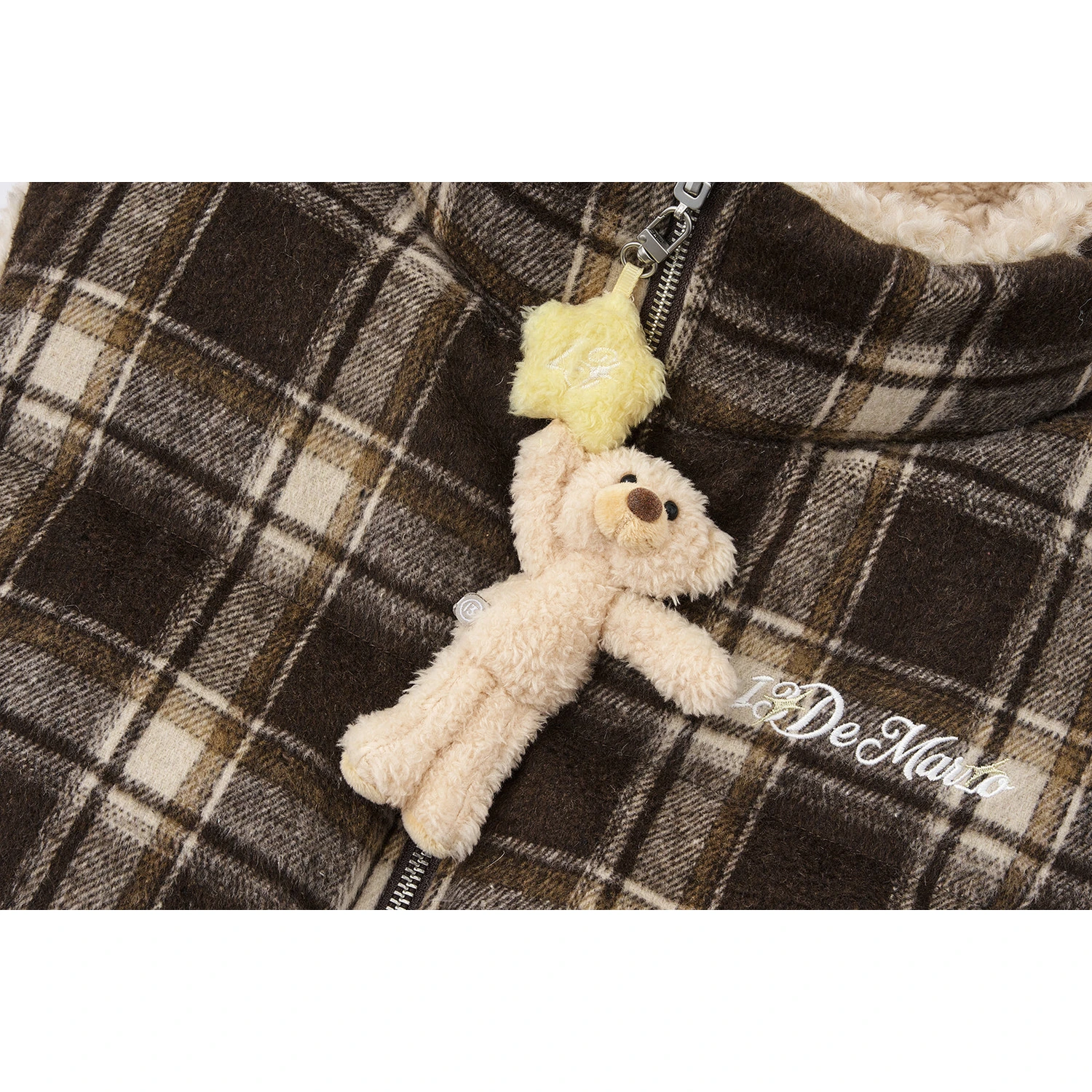 13DE MARZO Luminous Bear Reversible Down Vest - Image 8