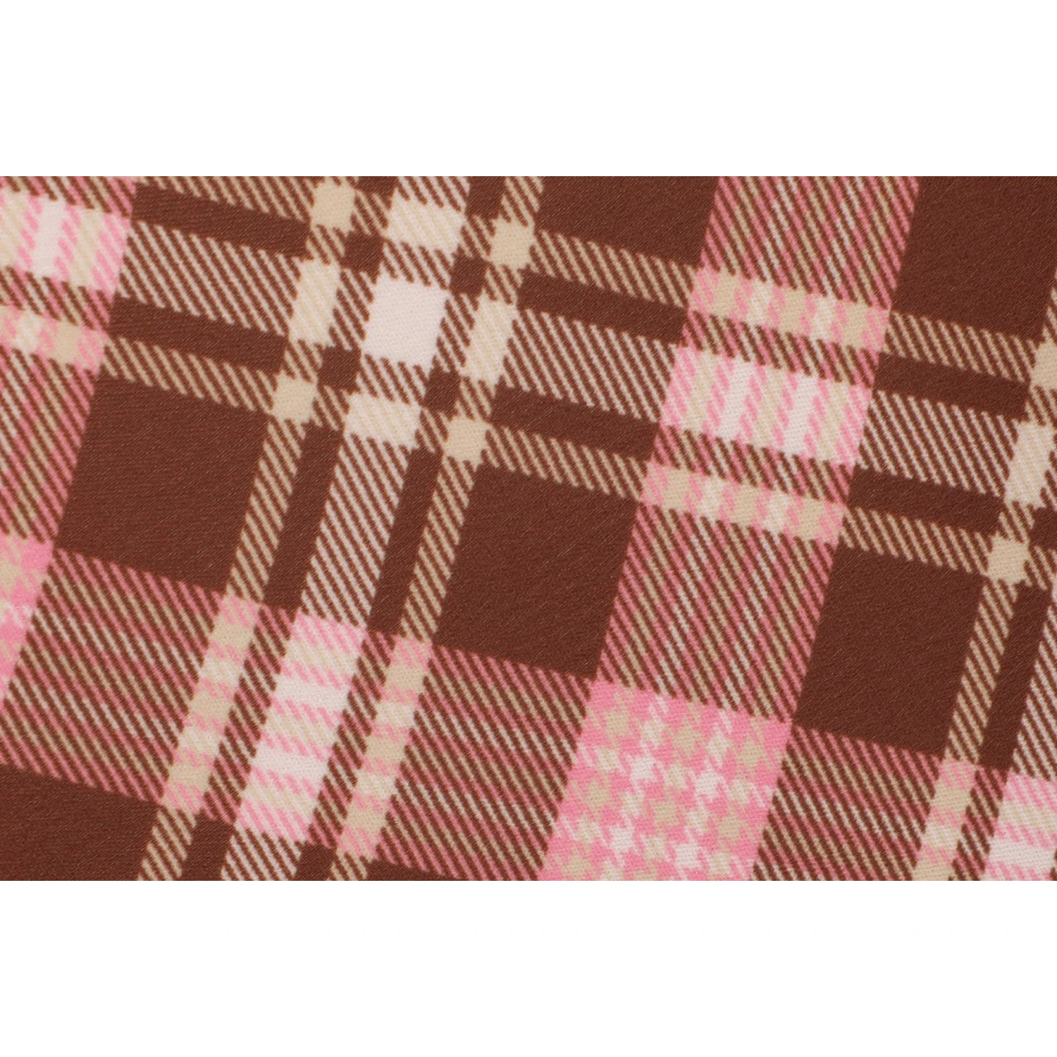 Maison Amory The Straberry and Chocolate Corset PINK DIAMOND TARTAN - Image 9