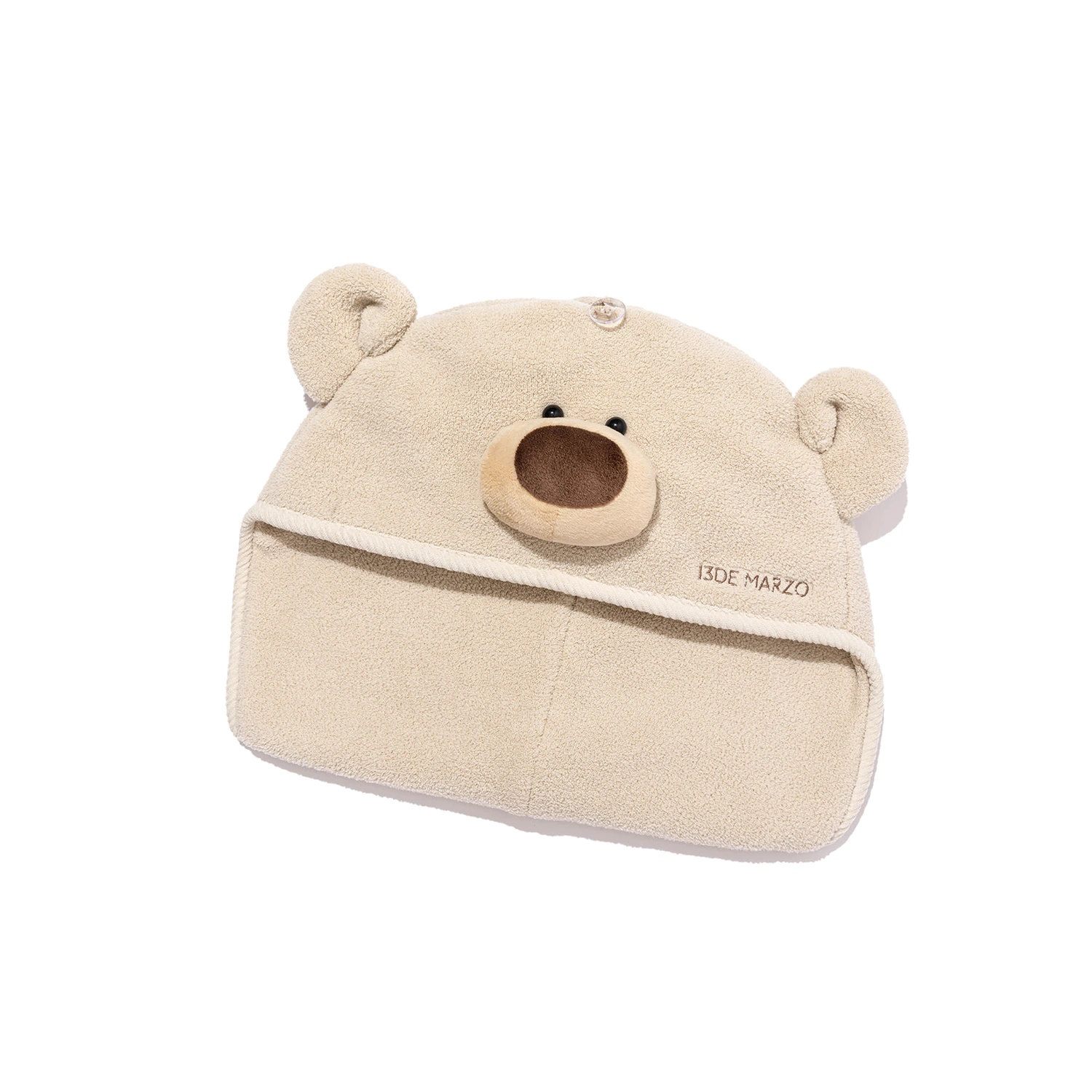 13DE MARZO Bear Hair Turban Khaki - Image 10
