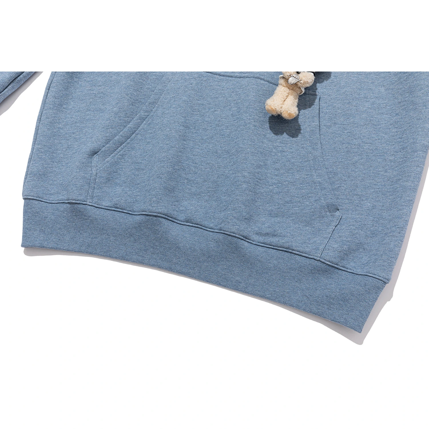 13DE MARZO Rolling Stones Color Yarn Zip Hoodie Blue - Image 12